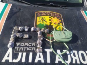 Adolescente é apreendida portando drogas em um transporte alternativo