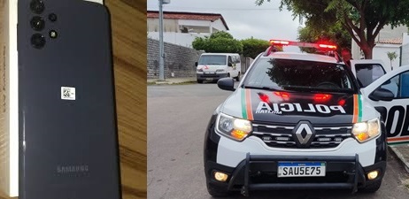 Homem tem celular furtado no centro comercial 