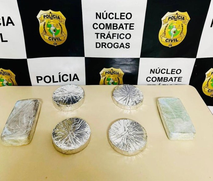 Polícia Civil do Ceará prende suspeito com mais de 4 kg de drogas no Crato
