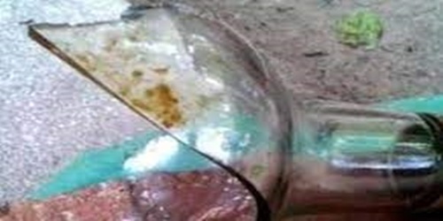 Homem é agredido com gargalo de garrafa na Zona Rural