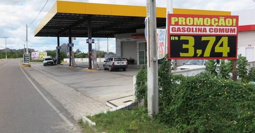 Elementos fortemente armados assaltam posto de combustíveis