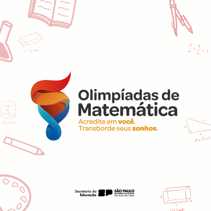SP lança Olimpíada de Matemática e vai premiar estudantes da rede estadual de ensino