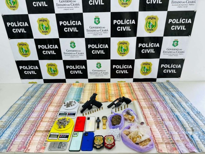 Sete suspeitos de tráfico de drogas são presos durante operação em Sobral