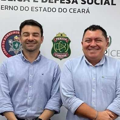 Deputado Almir Bié se reune com Secretário de Segurança Publica do Ceará