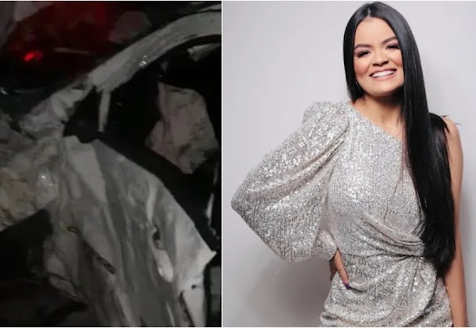 Cantora de forró, Danieze Santiago, é vitima de acidente