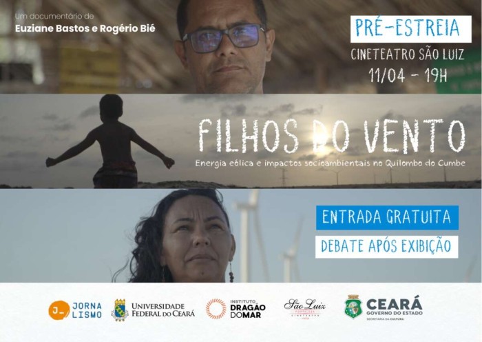 Jornalistas da Seduc lançam documentário “Filhos do Vento”