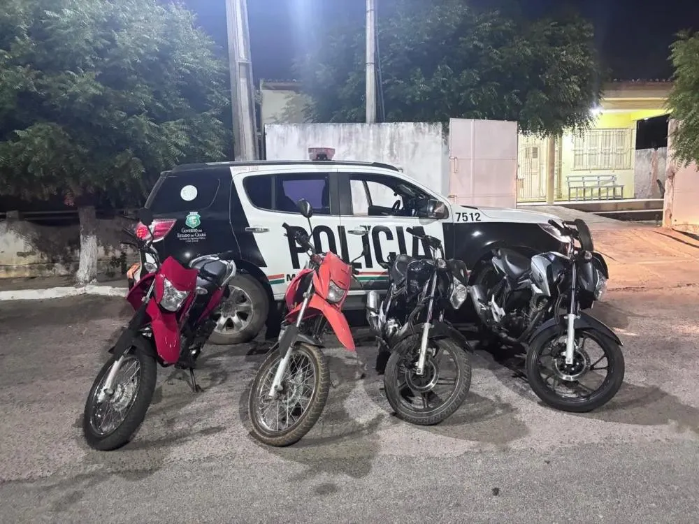Homem é preso com motos roubadas