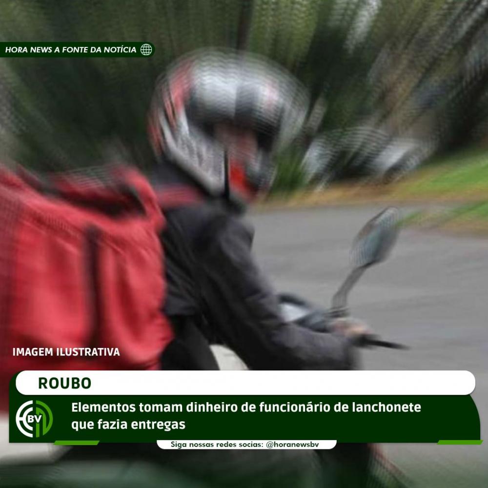 Entregador é vítima de roubo quando fazia entrega