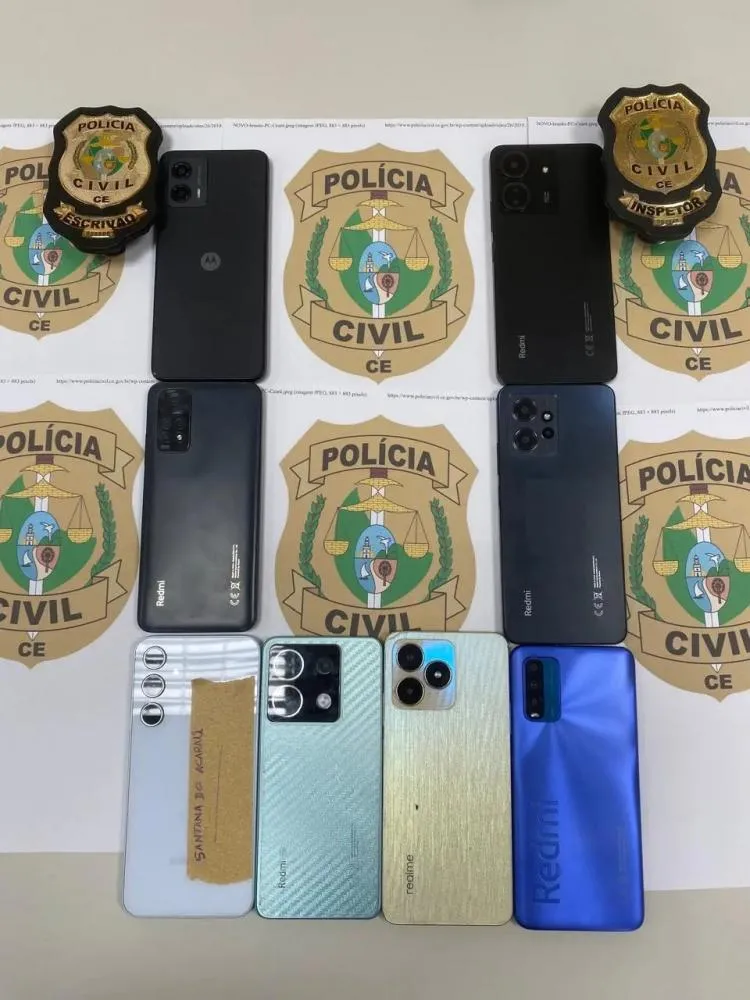Polícia Civil recupera celulares que haviam sido furtados/roubados e extraviados