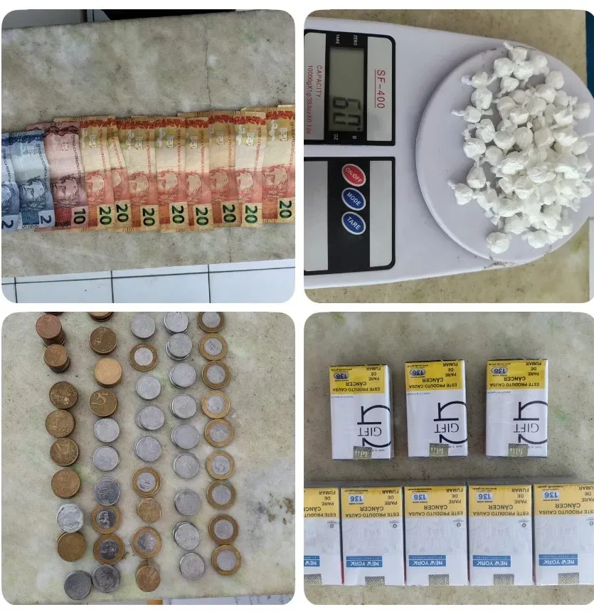 Mulher presa acusada de tráfico de drogas