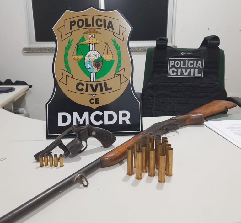 Homem que atirava para ameaçar crianças tem armas apreendidas