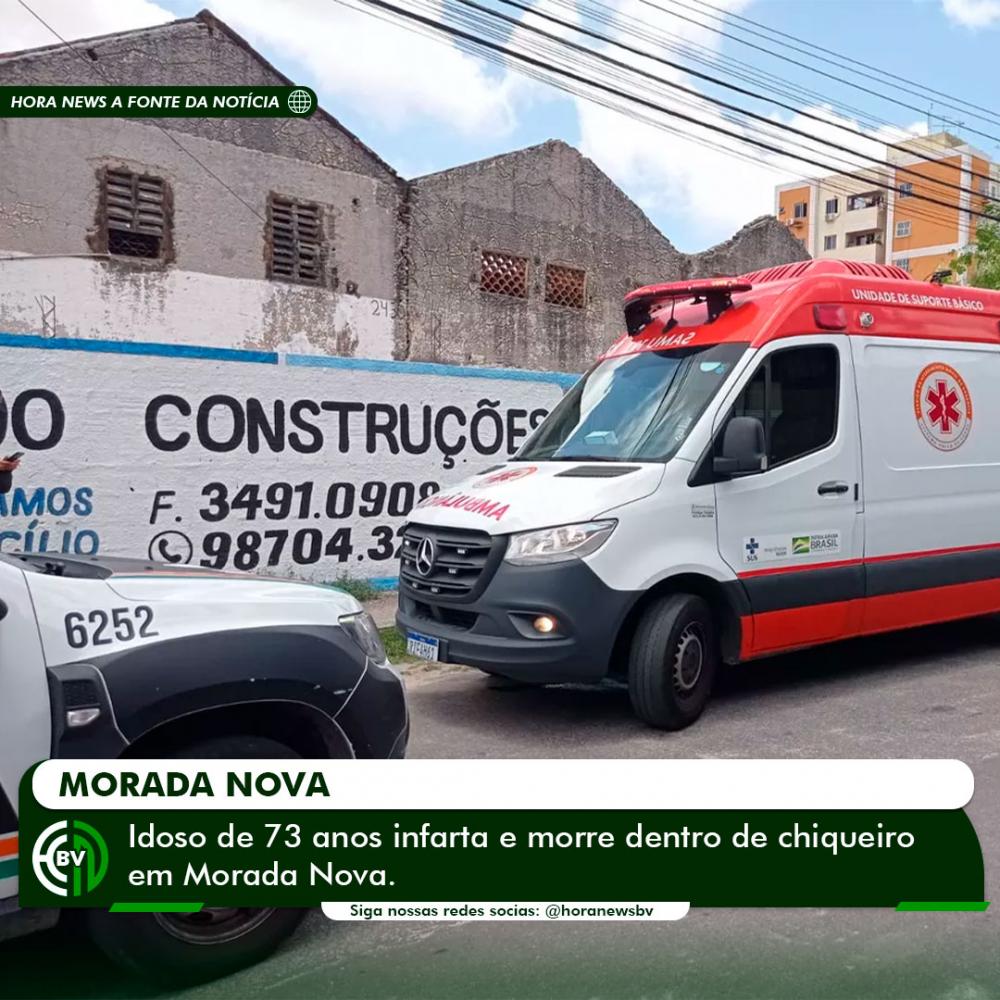 Idoso de 73 anos infarta e morre dentro de chiqueiro em Morada Nova
