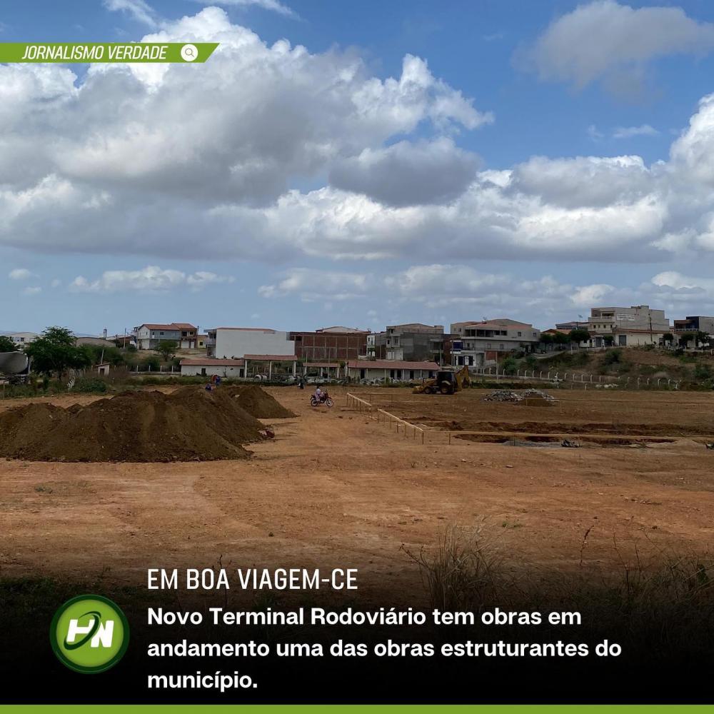 Novo Terminal rodoviário tem obras em andamento, uma das obras estruturantes do município.
