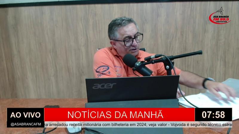 NOTICIAS DA MANHÃ - Com Erialdo Costa - Asa Branca FM