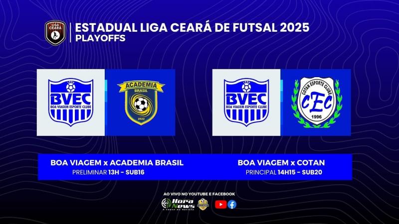 LIGA CEARÁ SUB 16, SUB 20 DE FUTSAL