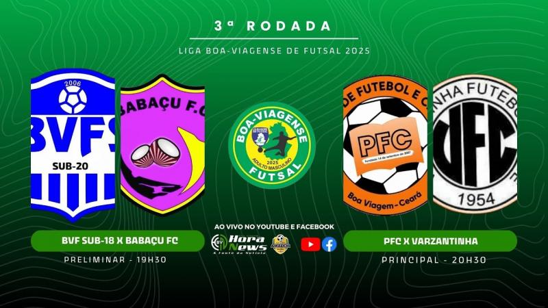 VI Campeonato Municipal de Futsal - 3a. Rodada