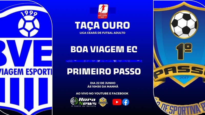 FUTSAL - TAÇA OURO-LIGA CEARÁ - BVEC X PRIMEIRO PASSO - QUIXERAMOBIM