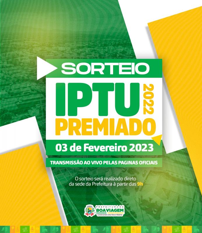 SORTEIO DO IPTU PREMIADO