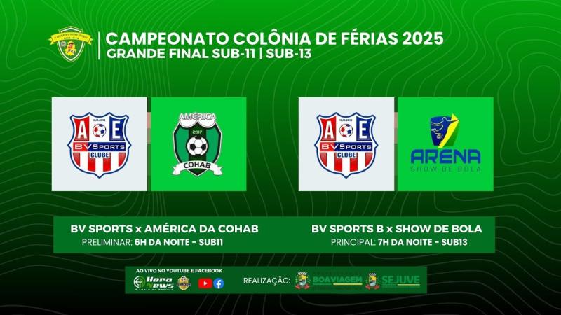 FINAL DA COLÔNIA DE FÉRIAS -SUB-11 E SUB-13